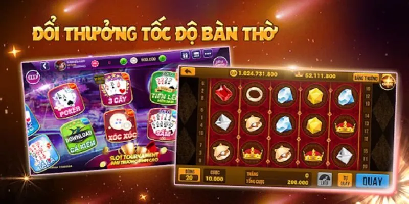 Các sản phẩm hấp dẫn tại game bài sin88